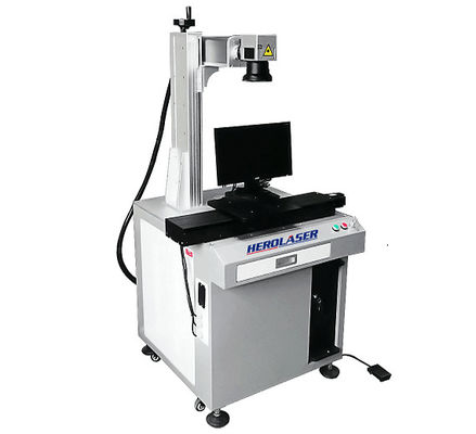 Herolaser Integrated Structure 50W Laser Printing Machine On Metal