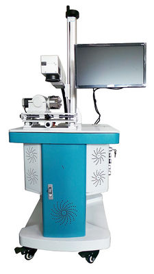 ISO Purple Horn Equipment Open Type Fiber Laser Marking Machine Air Cooling 1064nm
