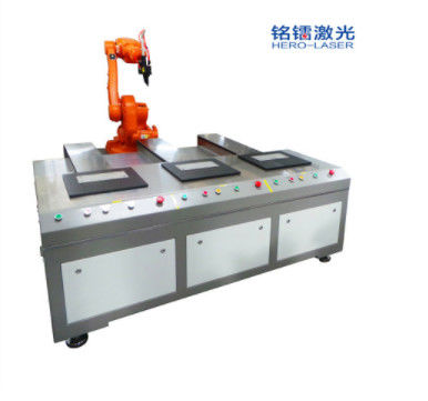 Accurate PLC Control IPG Robot Laser Welding Machine Three Position
