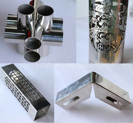 Automatic Feeding Tube Laser Cutting Machine For Metal Acrylic Engraving
