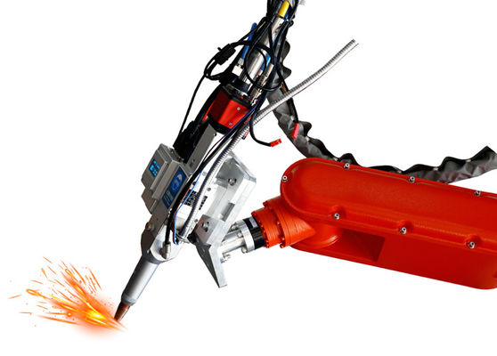 Purple Horn Robotic Laser Welding Machine , Automatic Laser Welder For Metal