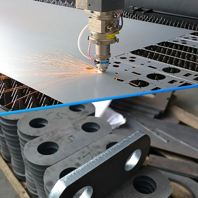 Sheet Metal Purple Horn Optical Fiber Laser Cutting Machine With Exchange Platform