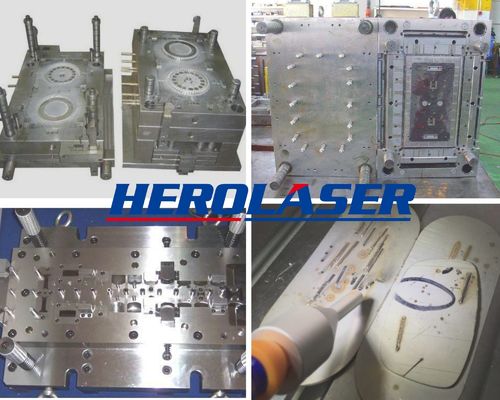 Crane Arm Precision 0.1mm Mould Laser Welding Machine With Wheels