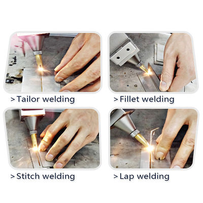 Purple Horn 3000W Handheld Fiber Laser Welding Machine AC220V For Metal