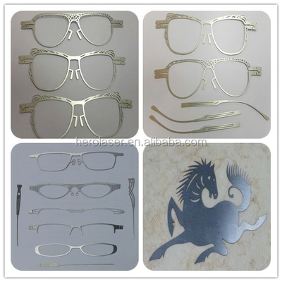 600x600mm 0.03 Precision Fiber Laser Cutting Machine For Glasses Metal Parts